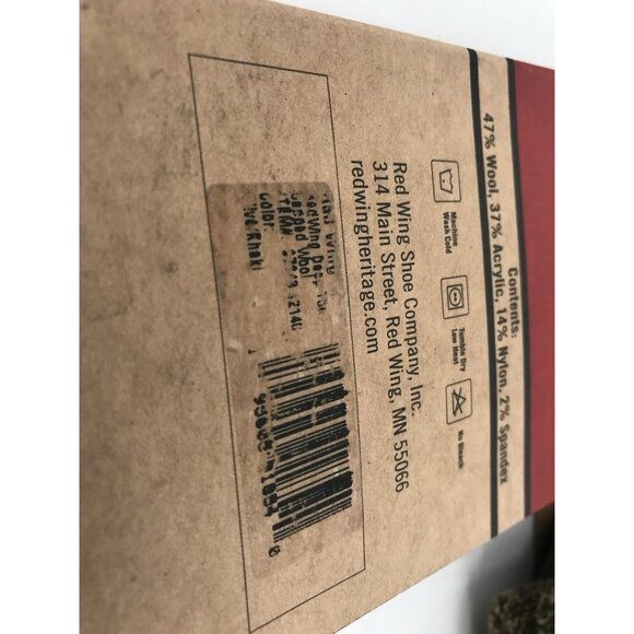 Red Wing Deep Toe Capped Wool Boot Socks Multicolor Mens 12-15 Three Pairs - Picture 6 of 7